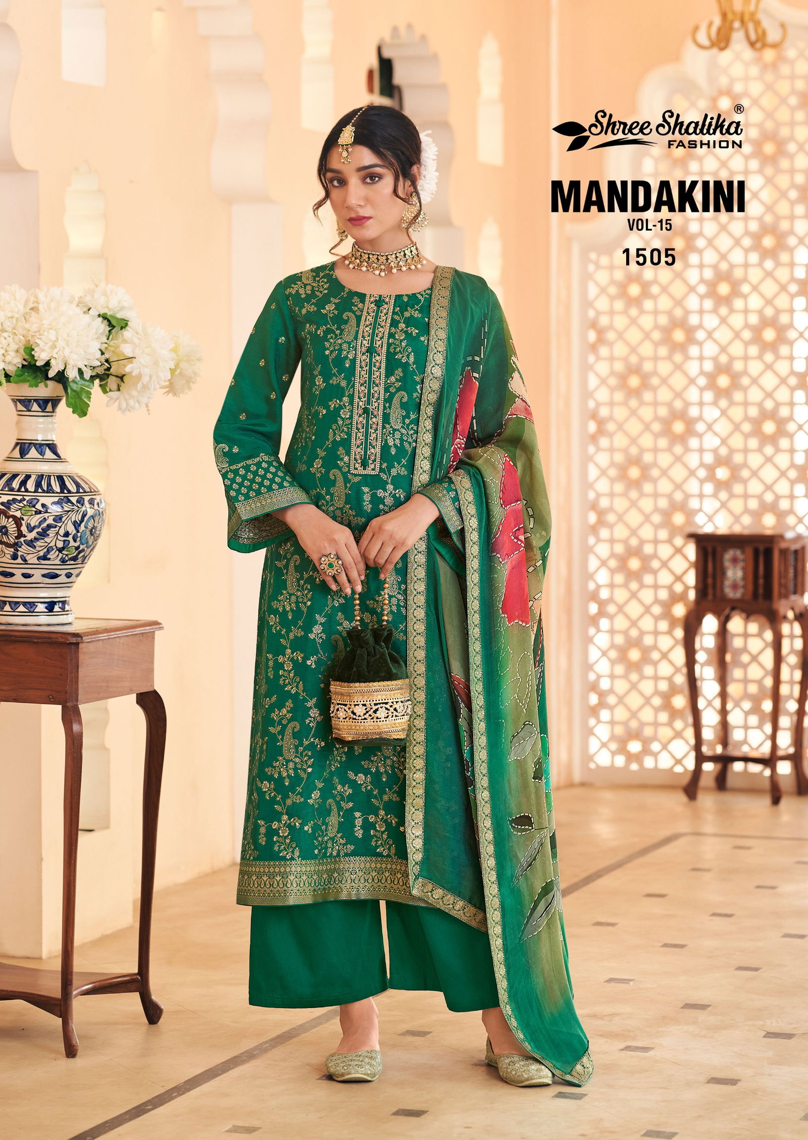 Mandakini Vol 15 By Shree Shalika Viscose Designer Salwar Kameez Suppliers In India